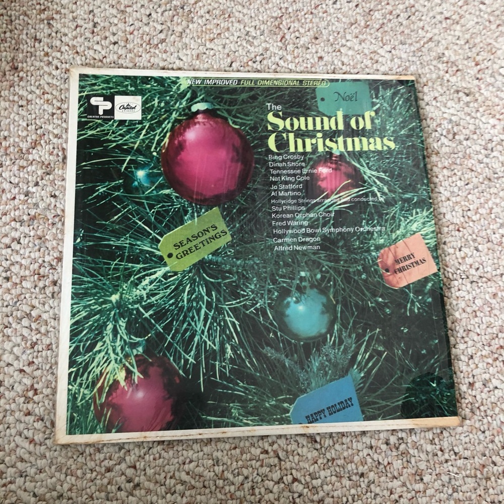 The sound of Christmas vintage vinyl